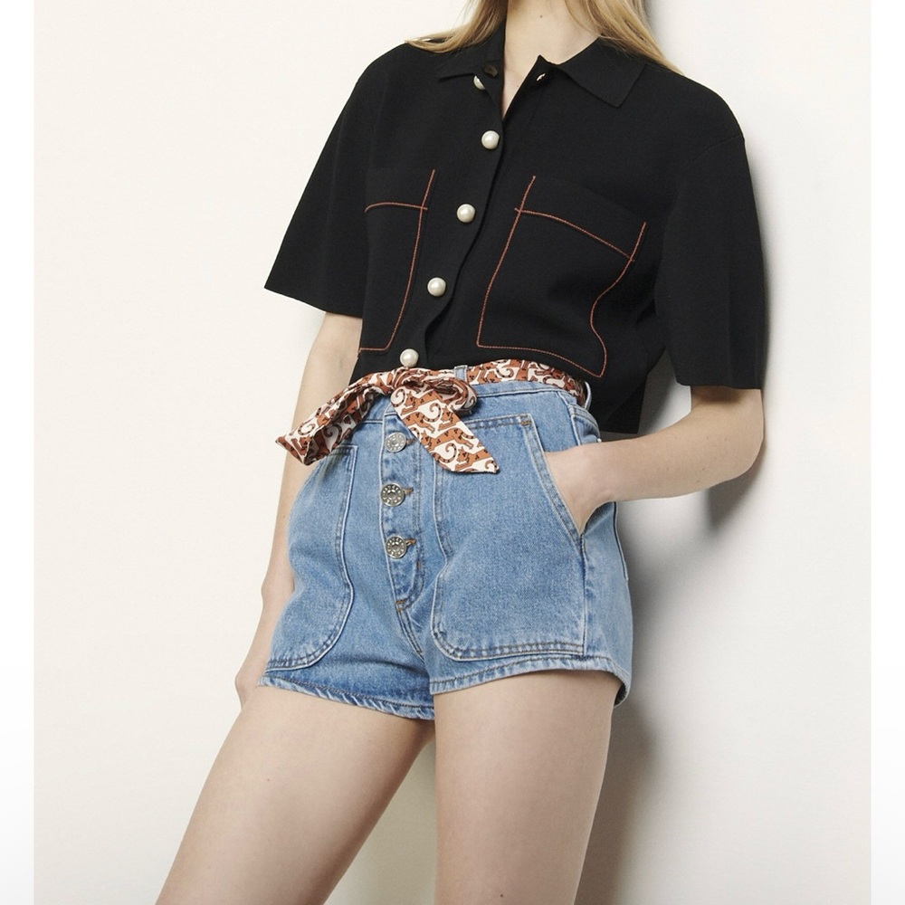 Sandro jeans short